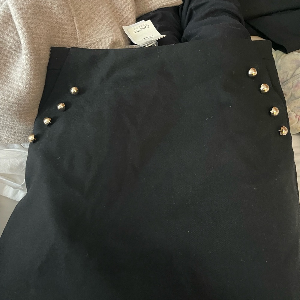 Mango Black Skirt